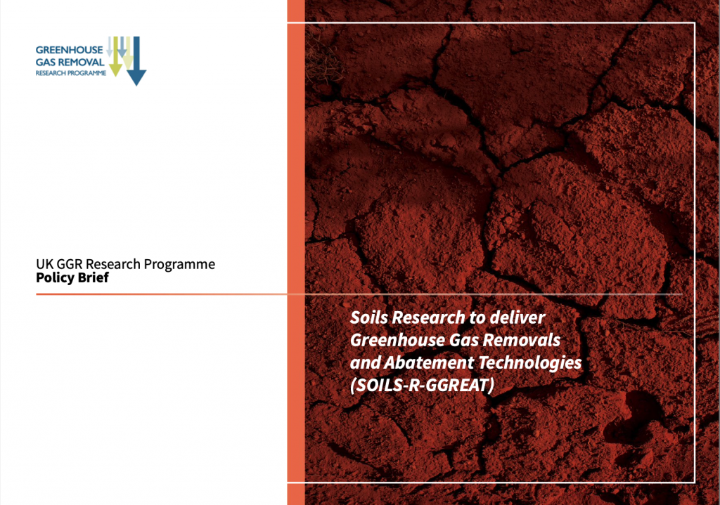 SOILS-R-GGREAT policy brief front cover